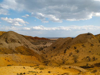 Walk enjoying the natural beauty of the Altyn-Emel National Park
