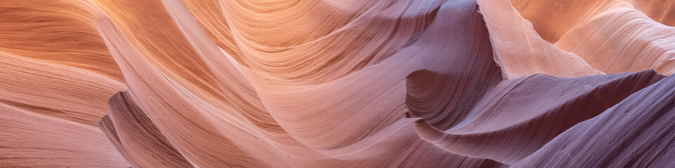 Canyon Antelope near Page, Arizona - abstract waves 