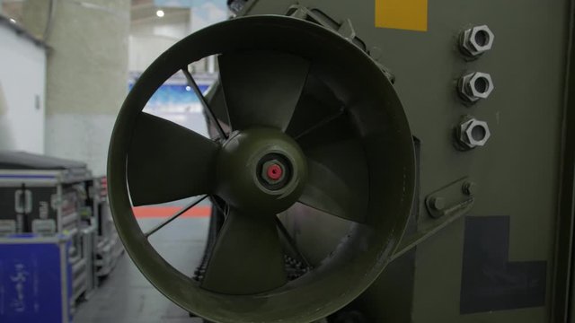 Military boat propeller armored car watercraft tank truck camouflage camera movement
