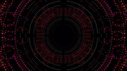 Psychedelic tribal kaleidoscope texture design, Abstract kaleidescopic club. Light effect