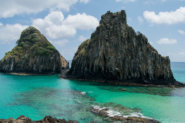 View of Two Brothers Mountain and Bay of Pigs Bay (Morro dos Dois Irmãos e Baía dos Porcos in...
