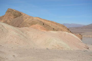 Fototapeta na wymiar Death Valley Junction, California - November 11, 2019: Zabriskie Point in Death Valley National Park in California, USA