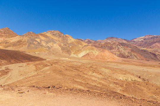 View of Artist Palette in Death Valley, California, USA.