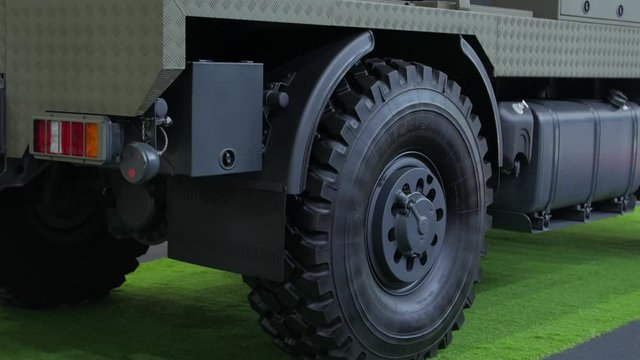 The rocket truck military launcher new mobile weapon car green camouflage tilt shot