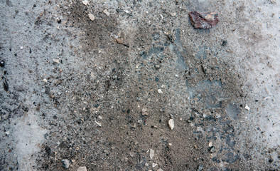 Texture of ice with sand