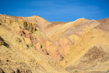 Death Valley Junction, California - November 11, 2019: Golden Canyon Trailhead in Death Valley National Park in California, USA