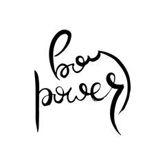 Hand lettering grunge card with textured handcrafted doodle letters in retro style