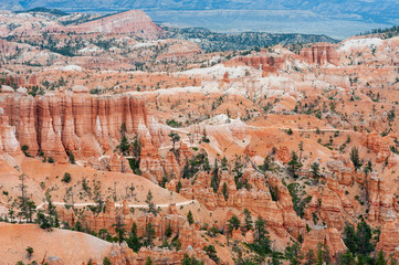 Hoodoo rock formations at Bryce Canyon National Park, Utah