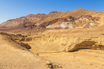 Fototapeta na wymiar Death Valley National Park, Artist Palette, colorful rocks, California, USA.