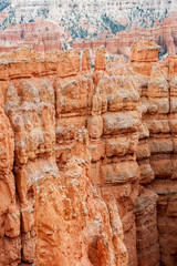 Hoodoo rock formations at Bryce Canyon National Park, Utah