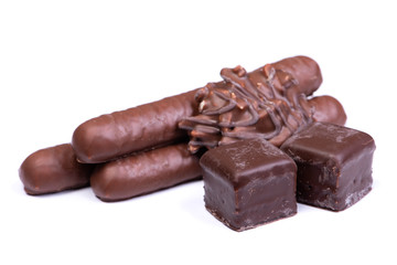 Group of chocolate sweets