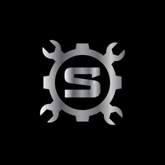 Automotive letter S Logo Design Vector Template. Motor Business Alphabet Design S Vector Illustration