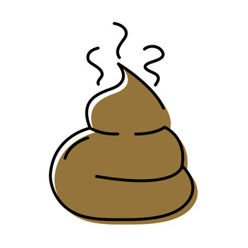 pet poop image isolated icon