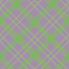 Seamless pattern in violet and green colors for plaid, fabric, textile, clothes, tablecloth and other things. Vector image.