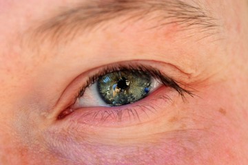 Obraz premium Close up of Human Eye