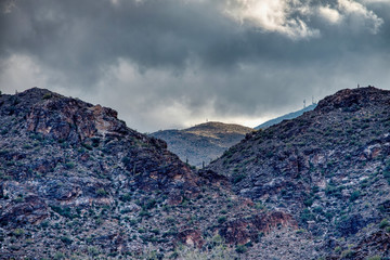 White Tank Mountain State Park Near Phoenix Arizona