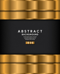 abstract gold on dark grey circle background