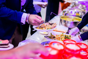 Indian authentic food and snacks reception catering