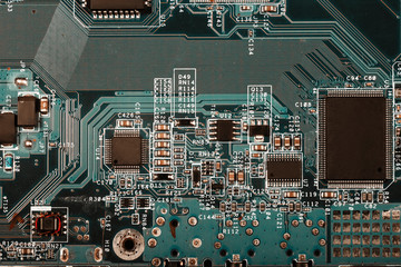 Electronic circuit board with processor