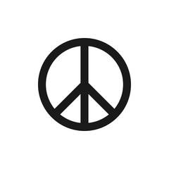 Peace Symbol. Vector web Icon for website. Flat vector illustration EPS 10