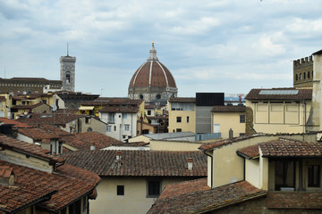 Fototapeta na wymiar paisaje en Florencia, Italia