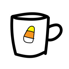 Candy Corn Coffee Mug