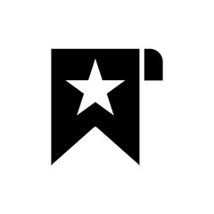 Bookmark icon vector symbol design templates