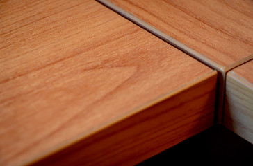 Surface of the vintage wooden tabletop, wood Texture Background. Closeup Photo