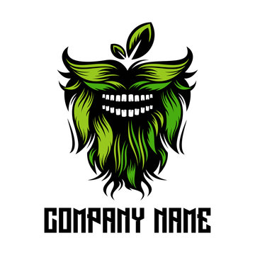 Skull Beard Logo