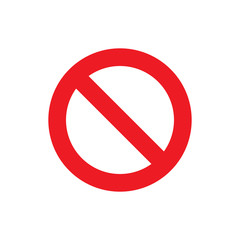 no entry icon, stop icon