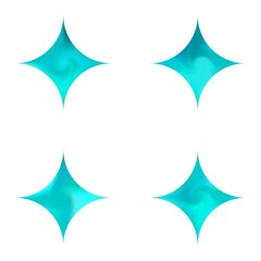 Obraz premium Kit of diamond-shaped blurred backgrounds.