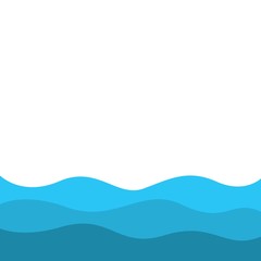 set of Abstract Water wave vector illustration design