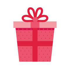 gift box present isolated icon