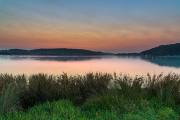 Soft and Gentle Sunrise over the Bay