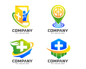 Medical hospital logo Template for company