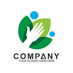 People Care Logo,Abstract Family Logo