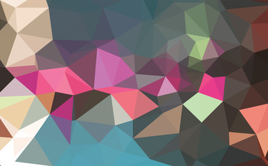 Fototapeta premium Colorful gradient mosaic background. Geometric triangle, mosaic, abstract background. Mosaic, color background. Mosaic texture