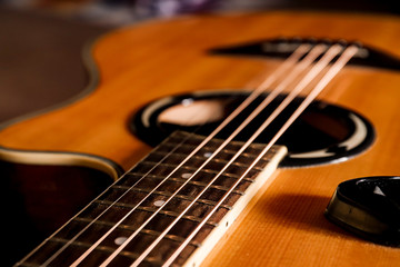 Obraz na płótnie Canvas acoustic guitar