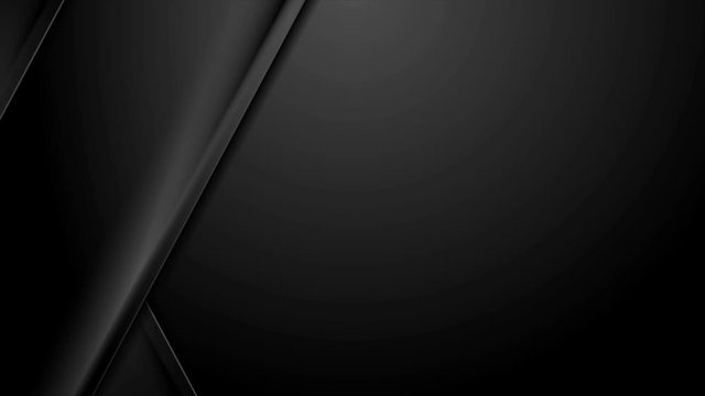 Black smooth stripes abstract geometric hi-tech motion background. Seamless looping. Video animation Ultra HD 4K 3840x2160