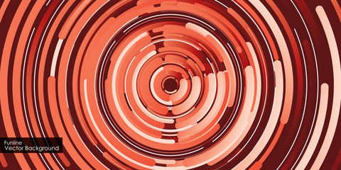 Abstract round comic surprise background, Vector round line geometric shapes.