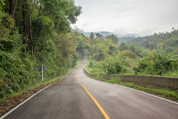Road in the mountain.
