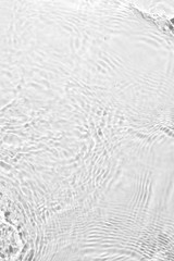 texture of splashing clean water on gray background
