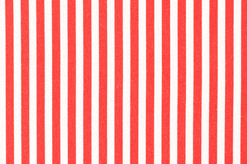Closeup red and white color wall texture for background.Beautiful bright abstract striped pattern.