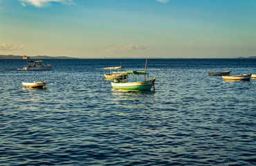 Fototapeta premium boat on the beach