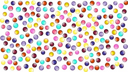 Multi color balls beautiful texture