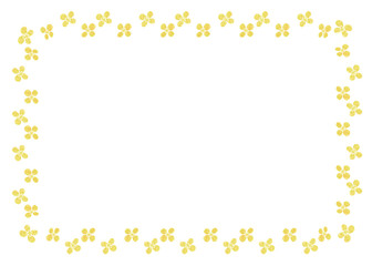 菜の花のフレーム