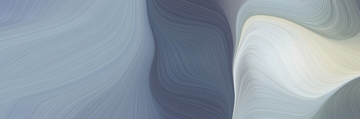 surreal header design with dark gray, dim gray and light gray colors. dynamic curved lines with fluid flowing waves and curves