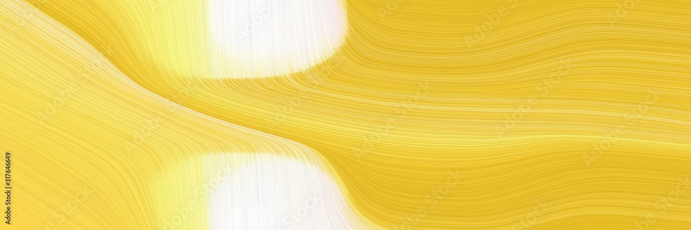 Poster colorful banner design with pastel orange, beige and khaki colors. dynamic curved lines with fluid f