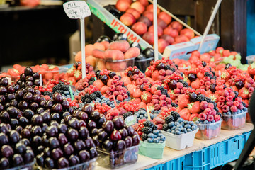 Fresh Berries in Old Town Farmers Market