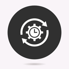 Business intelligence - vector icon. Illustration isolated. Simple pictogram.